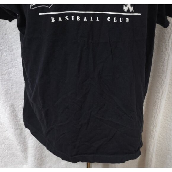 Vtg Dynasty Chicago White Sox MLB XL Black White Metallic Relaxed Fit T-Shirt 04 - Picture 4 of 11
